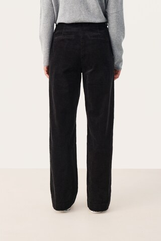 Wide Leg Pantalon 'Clarisse' Part Two en noir
