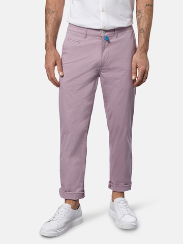 Pantalon chino 'Futureflex' PIERRE CARDIN en violet : devant