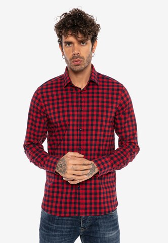 Redbridge Regular fit Button Up Shirt 'Denton' in Mixed colors: front