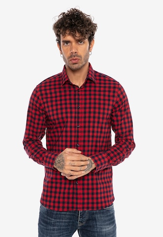 Redbridge Regular fit Button Up Shirt 'Denton' in Mixed colors: front