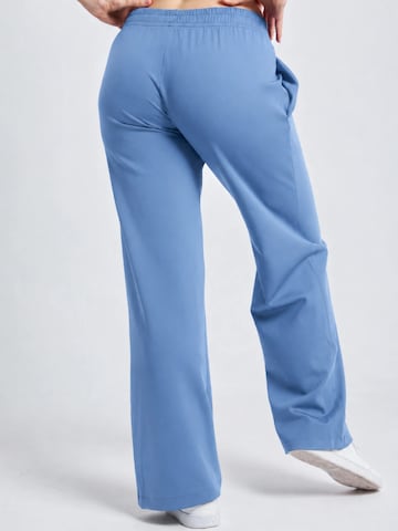 évasé Pantalon de sport 'Wide Training Pants' SPORTKIND en gris