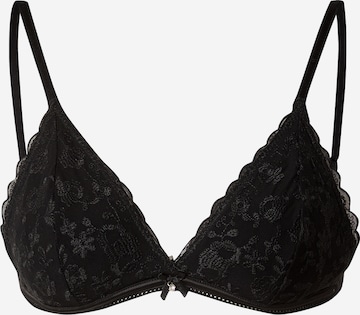 Cotton On Body Triangle Bra 'Aurora' in Black: front