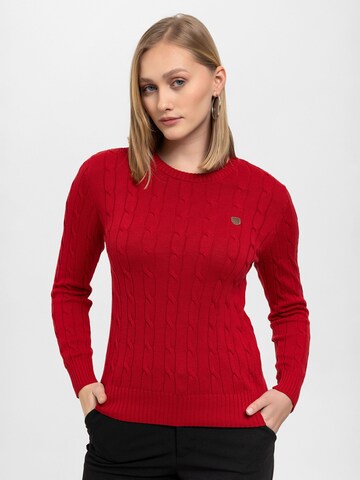 Pull-over Antioch en rouge