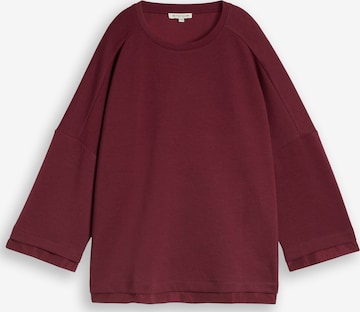 Tom Tailor Women + Sweatshirt in Rot: Vorderseite