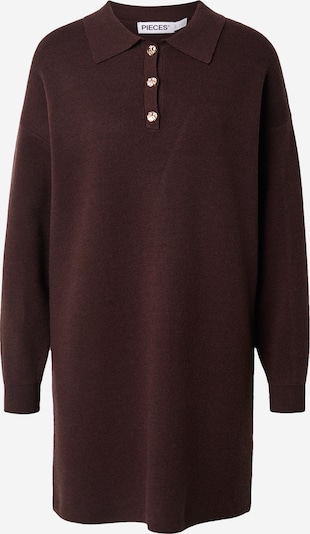 PIECES Pletena haljina 'PCJASSY' u tamno smeđa, Pregled proizvoda