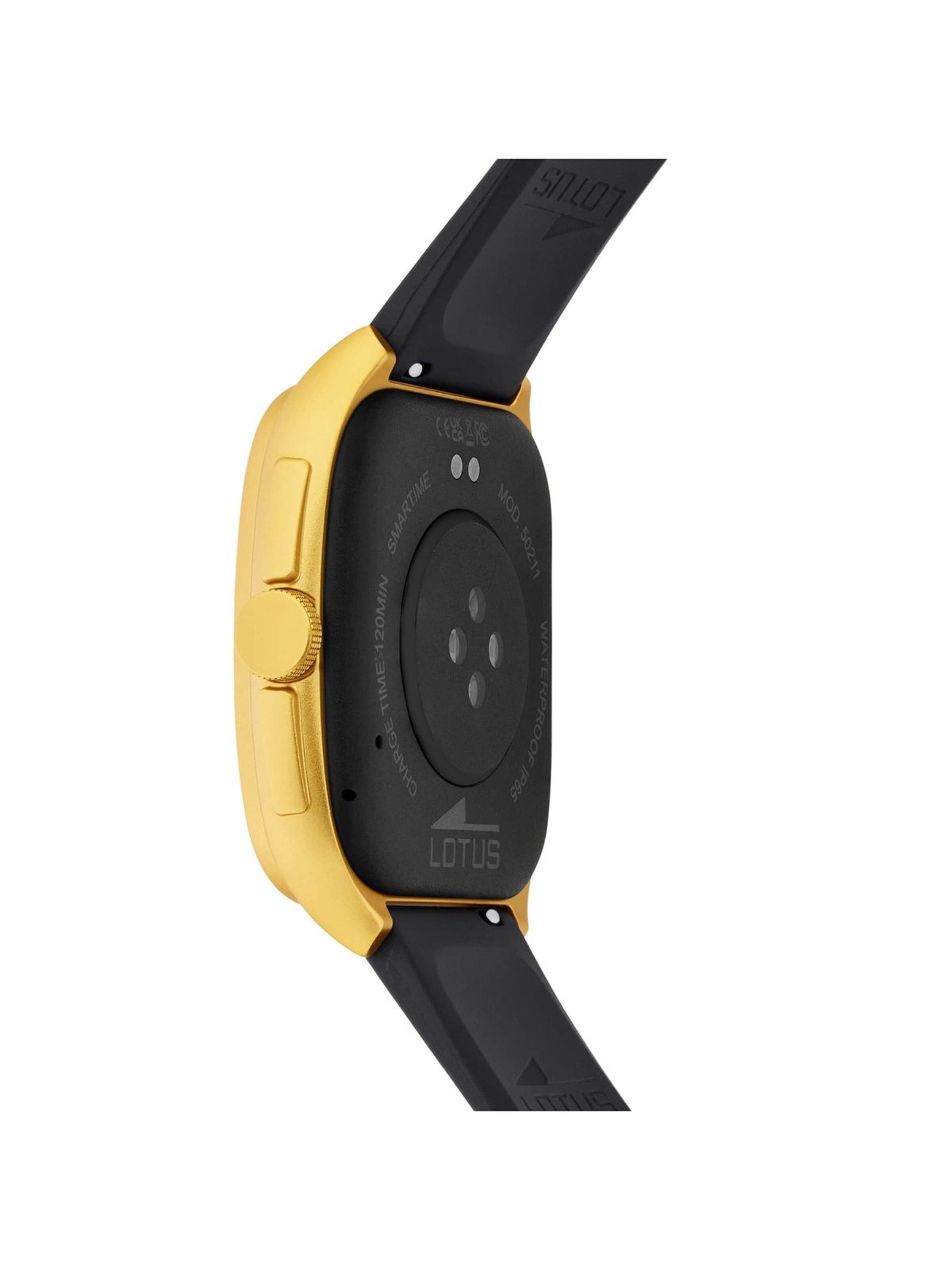Montre digitale Lotus en or