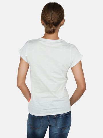 salzhaut Shirt 'Telte' in Wit