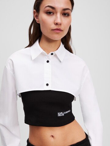 KARL LAGERFELD JEANS Bluse in Schwarz