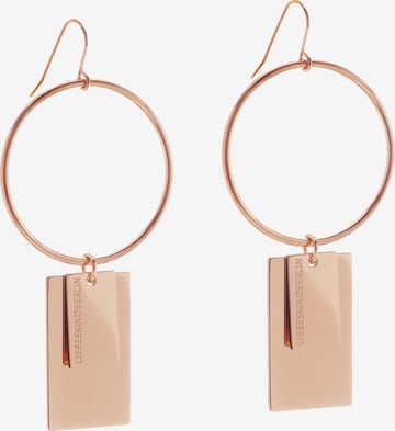 Boucles d'oreilles Liebeskind Berlin en or : devant