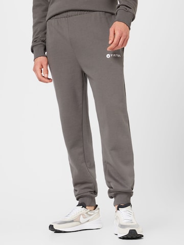Virtus Tapered Workout Pants 'Hotown' in Grey: front