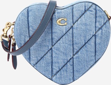 Borsa a tracolla di COACH in blu: frontale