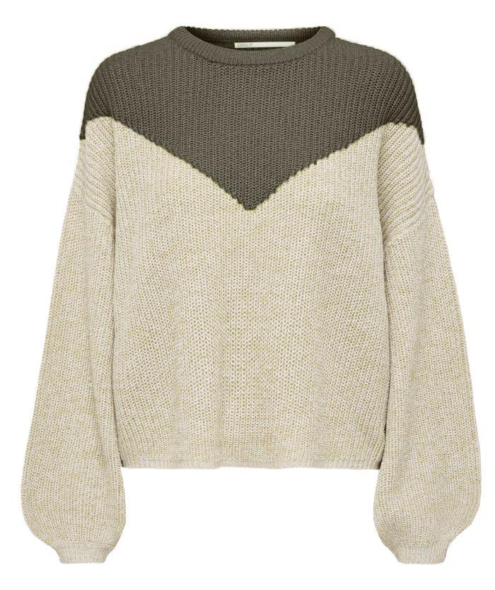 hpoE9 Pullover e cardigan ONLY Pullover in Beige 