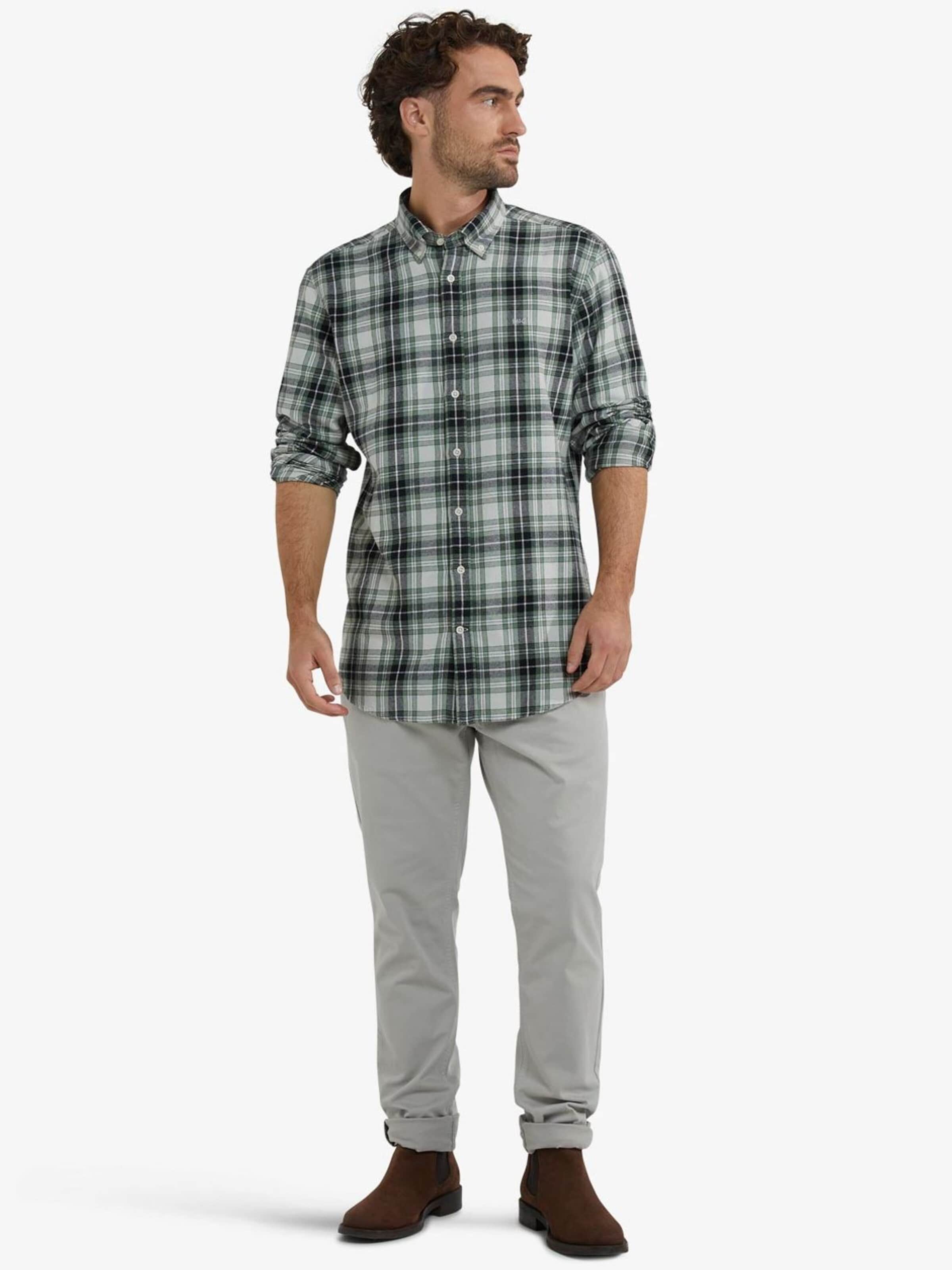 McGREGOR Regular Fit Hemd‌‌‌‌‌‌‌‌‌‌ in Grün