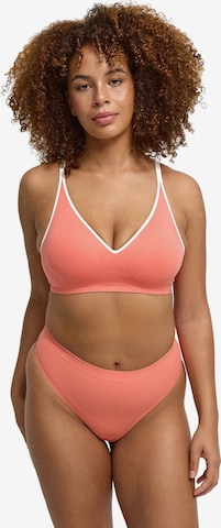 cfab (formerly creamy fabrics) - Sujetador 'Lined Comfort Push-Up BH' en naranja: frente