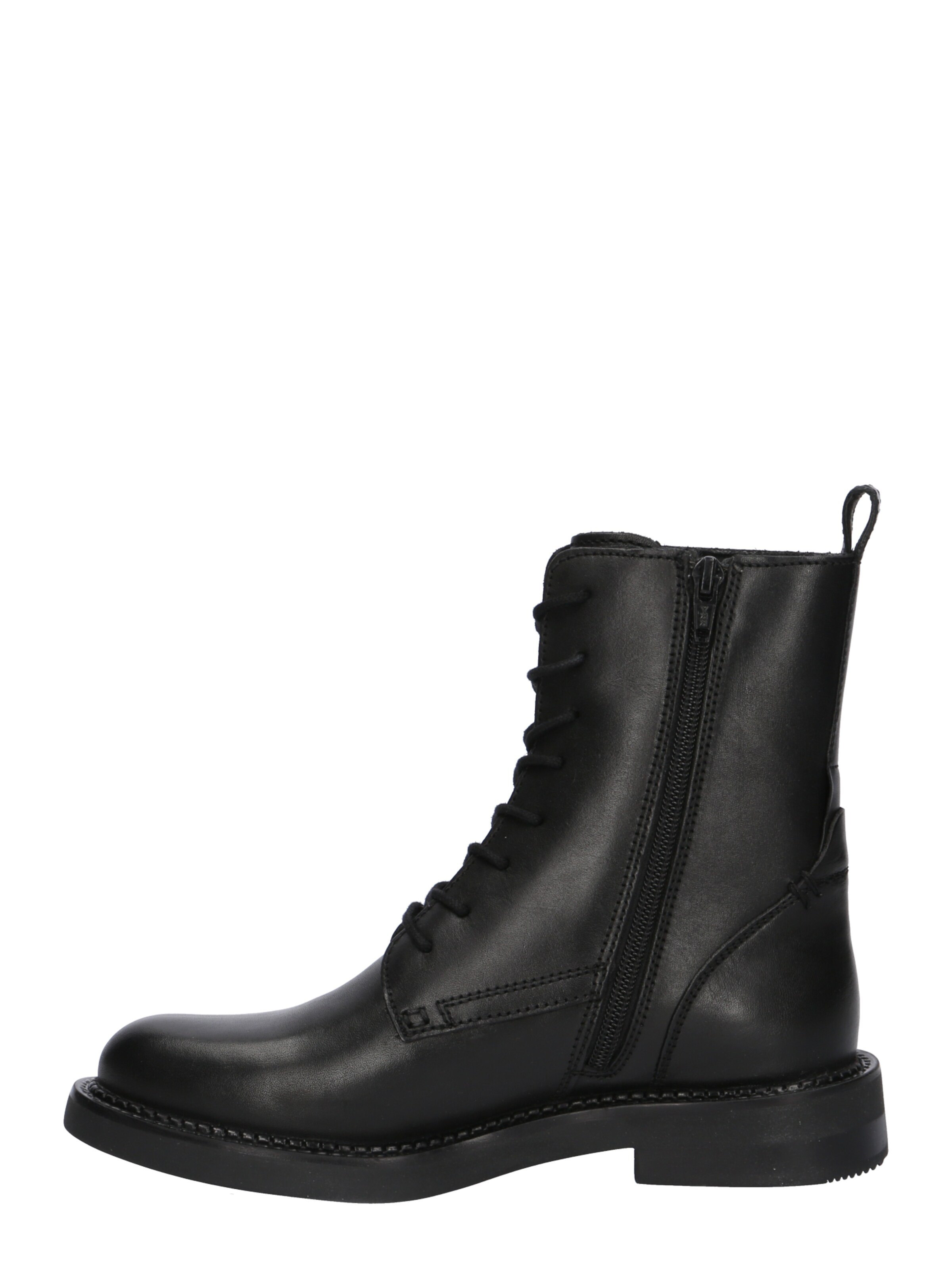 GEOX Lace-up boot 'D SERILDA G - VIT.LISCIO' in Black