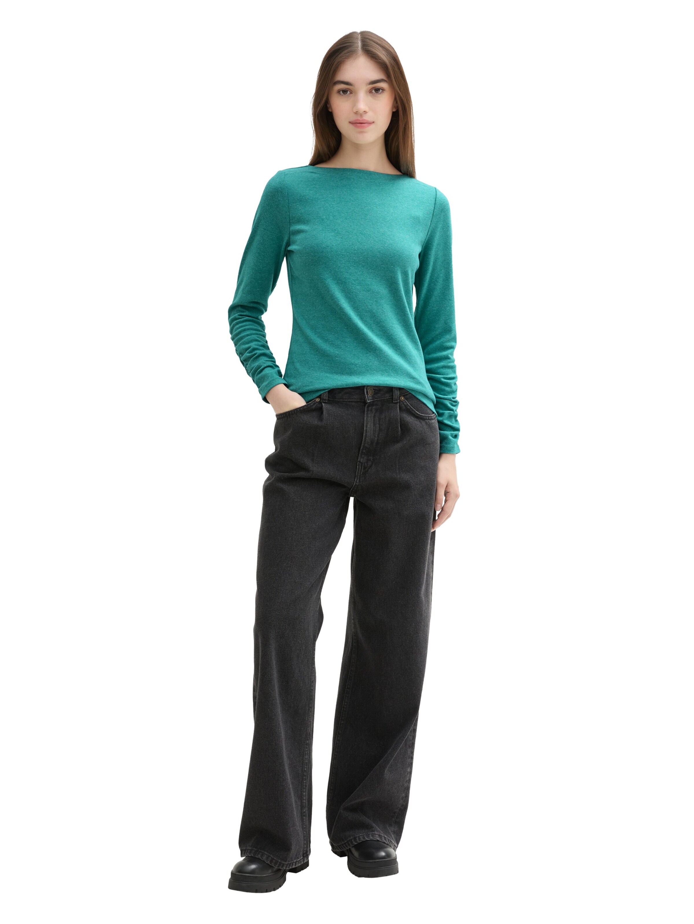 TOM TAILOR DENIM Shirt in Groen