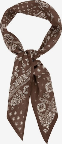 Écharpe tube 'Brown Bandana Scarf' Club Manhattan en marron : devant
