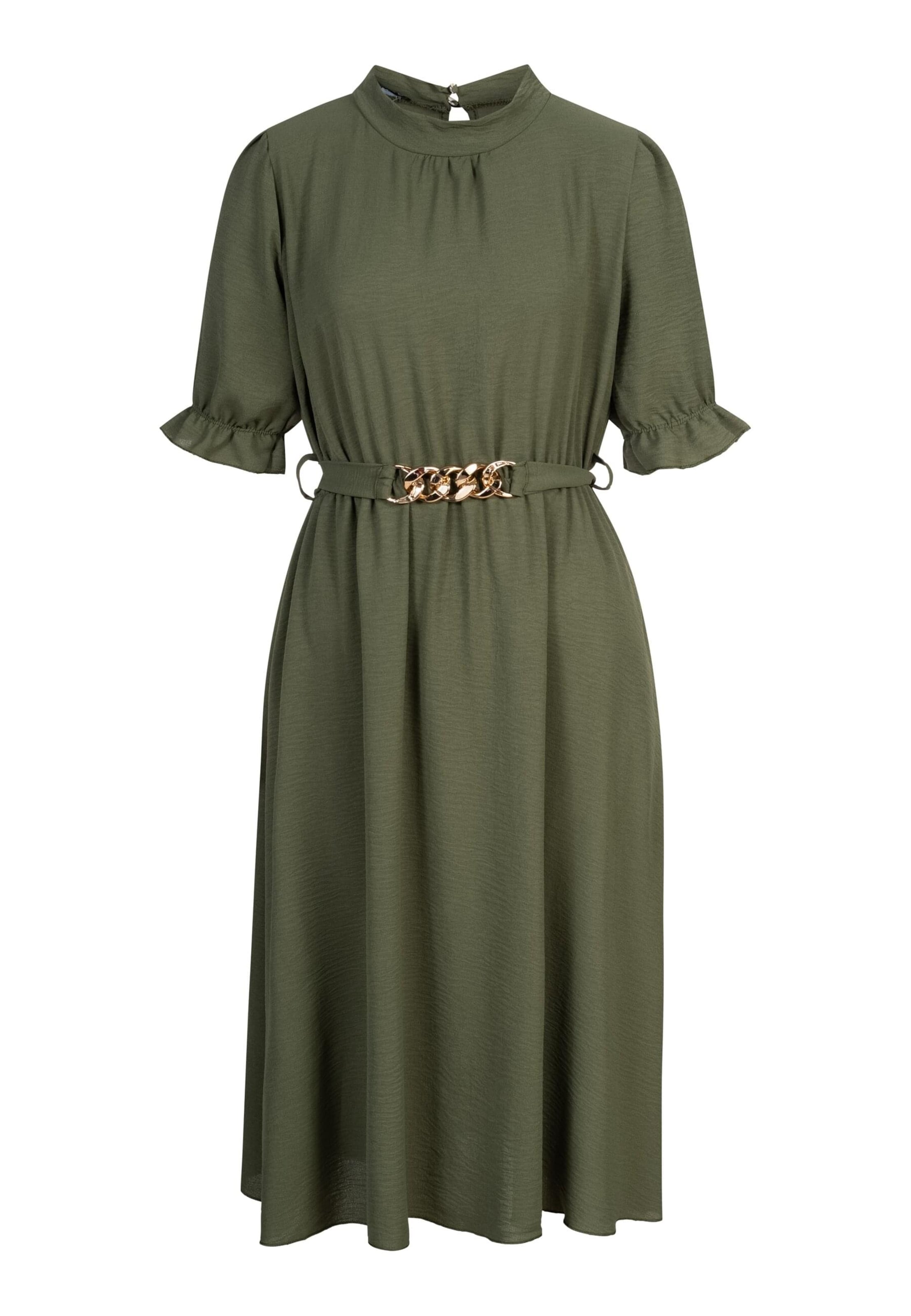 Cloud5ive Kleid in Grün: Vorderseite