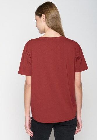 GREENBOMB T-Shirt 'Feel' (GOTS) in Rot