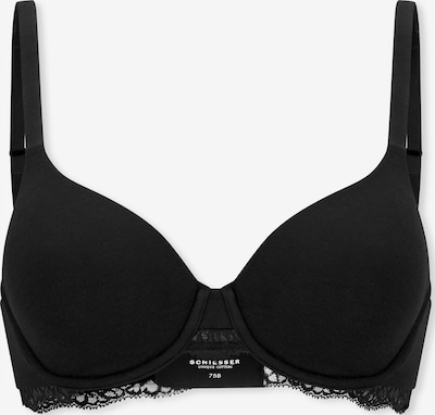 SCHIESSER BH ' Unique Cotton ' in schwarz, Produktansicht