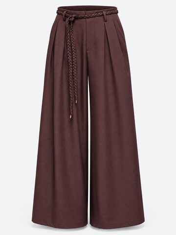 Ombre Trousers in Brown: front
