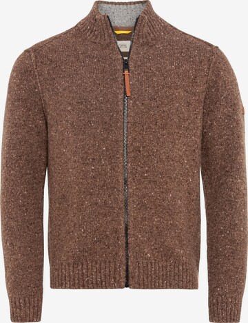 CAMEL ACTIVE Knit Cardigan in Brown: front