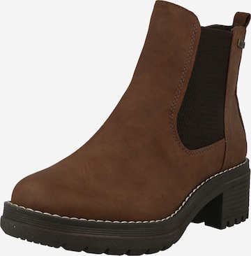 JANA Chelsea boots i brun: framsida