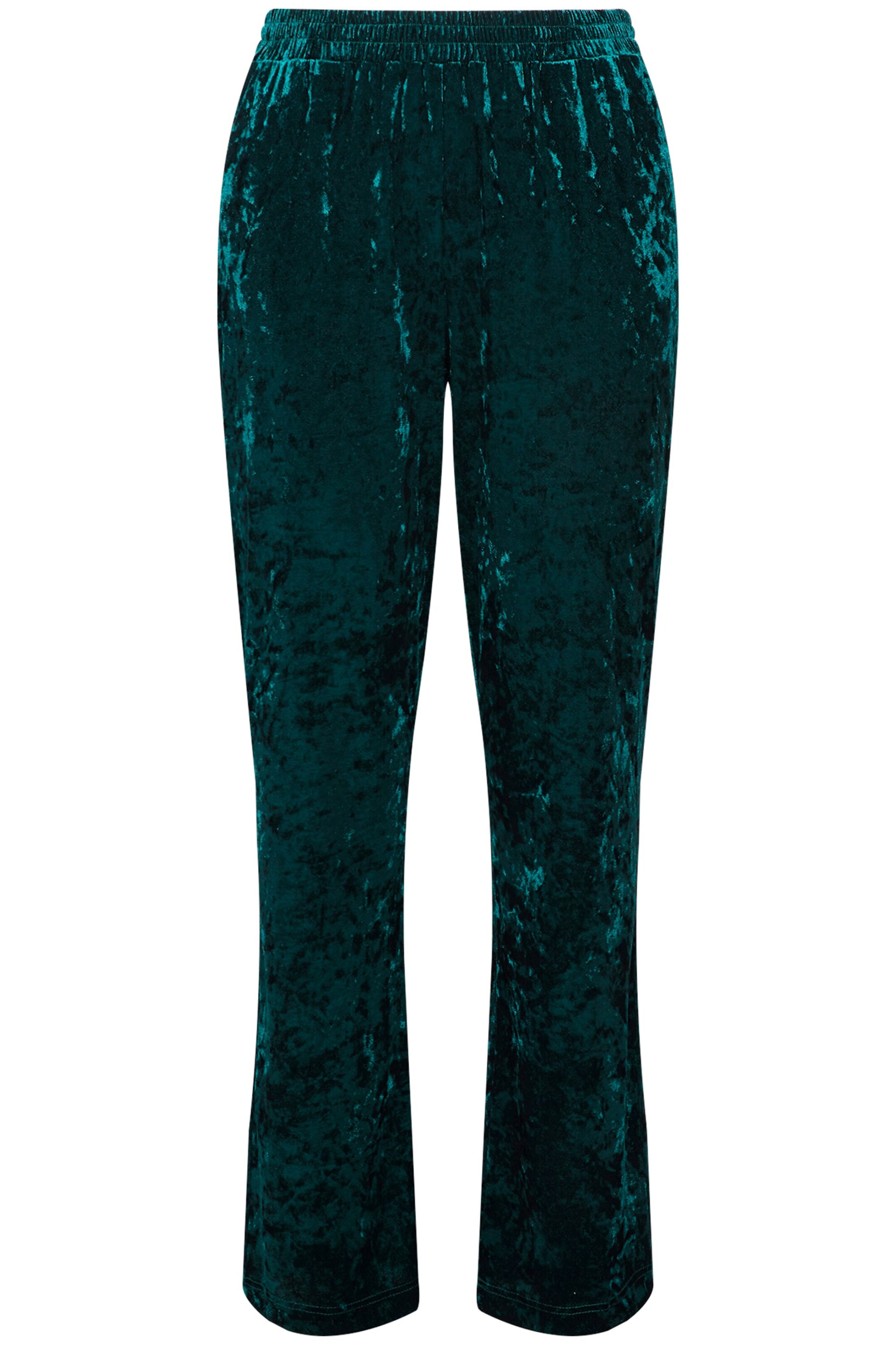 Ulla Popken Regular Trousers in Green: front