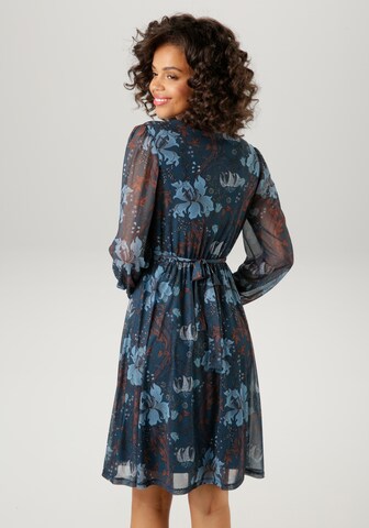 Aniston CASUAL Blusenkleid 'Aniston' in Blau