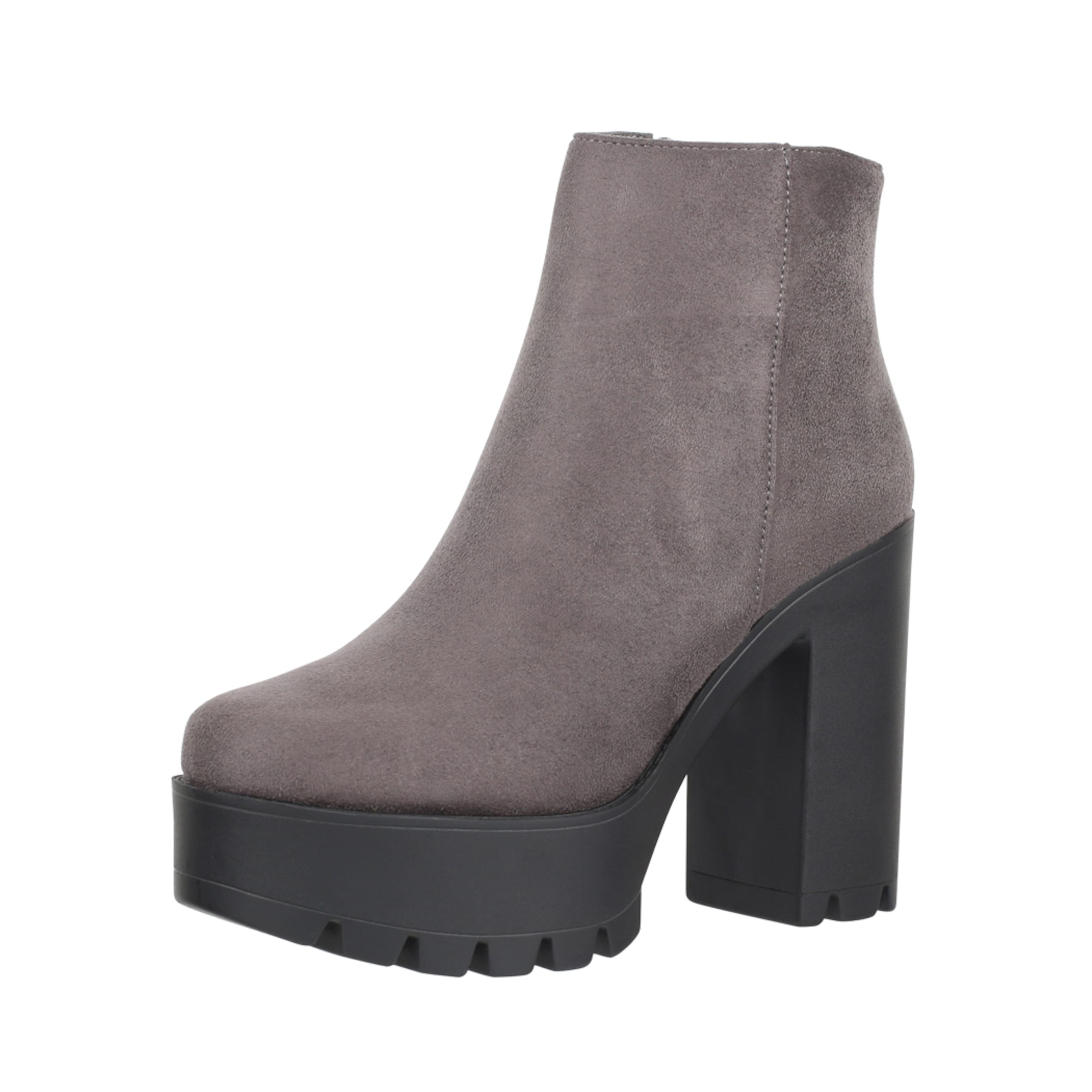 Elara Stiefelette in Grau: Vorderseite