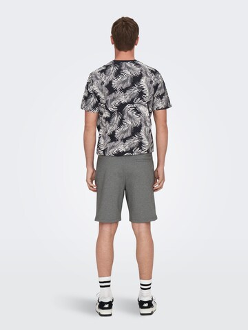 Only & Sons Regular Shorts 'Linus' in Grau