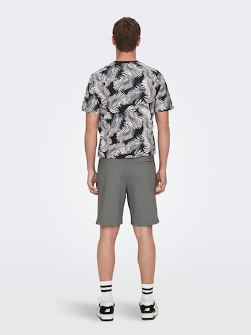 Only & Sons Regular Shorts 'Linus' in Grau