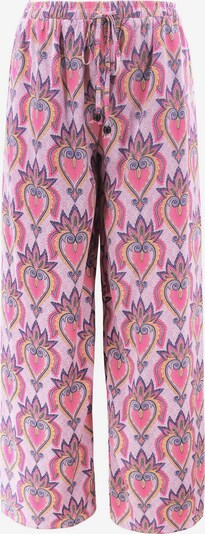 AIKI KEYLOOK Pantalon 'Likeilove' en lilas / violet foncé / fuchsia / blanc, Vue avec produit