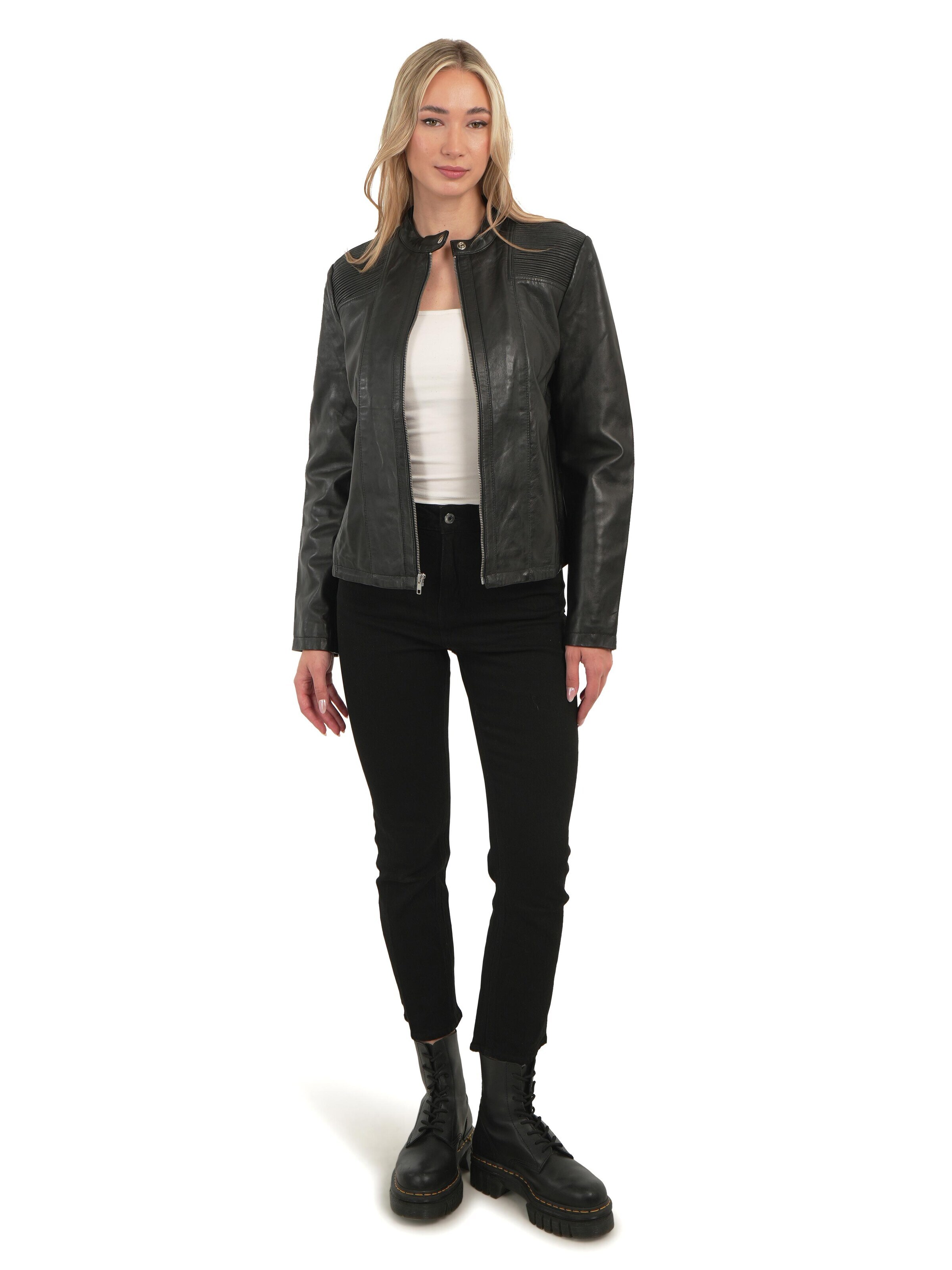 Chic and Clicks - Chaqueta de entretiempo 'Matrix' en negro