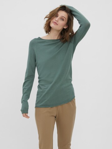 VERO MODA Sweater 'Nellie Glory' in Green: front