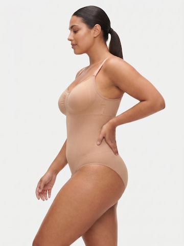 ESTRELL - Body moldeador 'Shaping bodysuit Sculpting Shapewear Thong Body – Sleeveless' en beige