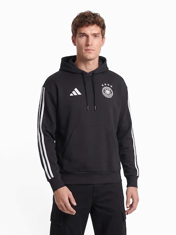 ADIDAS PERFORMANCE Sportsweatshirt 'DFB DNA' in Schwarz: Vorderseite