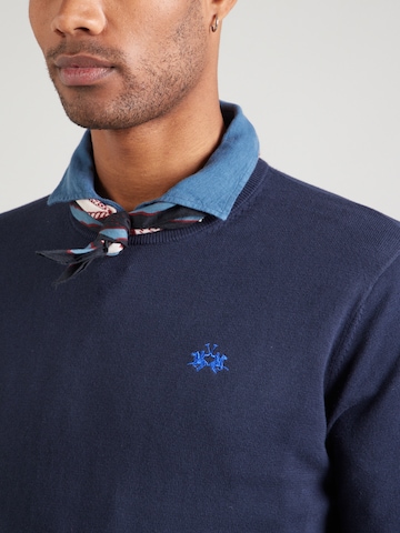 La Martina Pullover in Blau