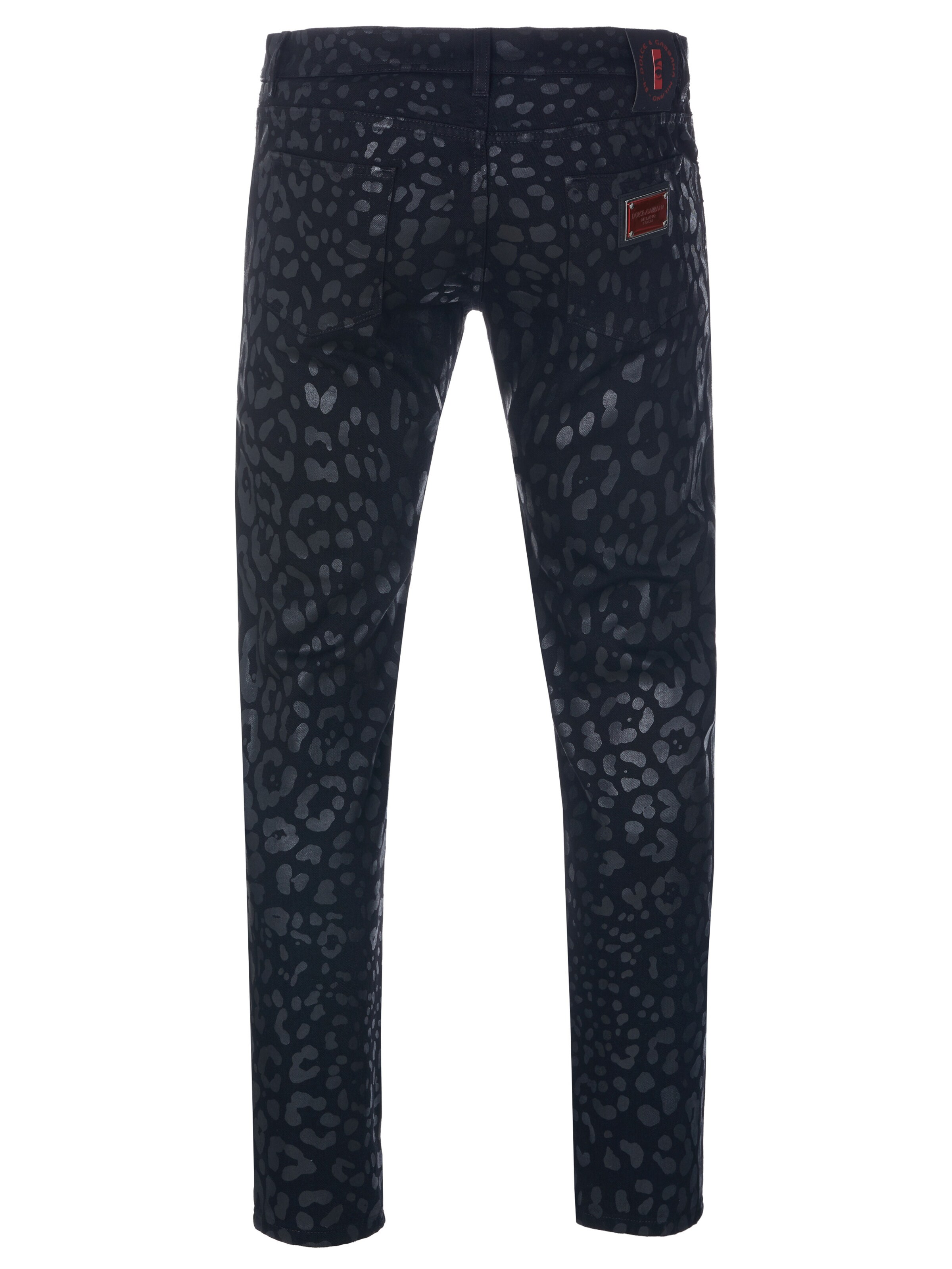 DOLCE & GABBANA Slimfit Jeans in Zwart