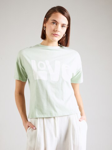 Maglietta di QS in verde: frontale