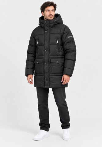 Elara Winterjas in Zwart