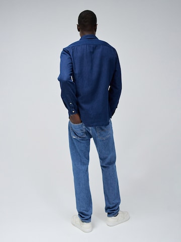 Salsa Jeans Regular fit Button Up Shirt in Blue