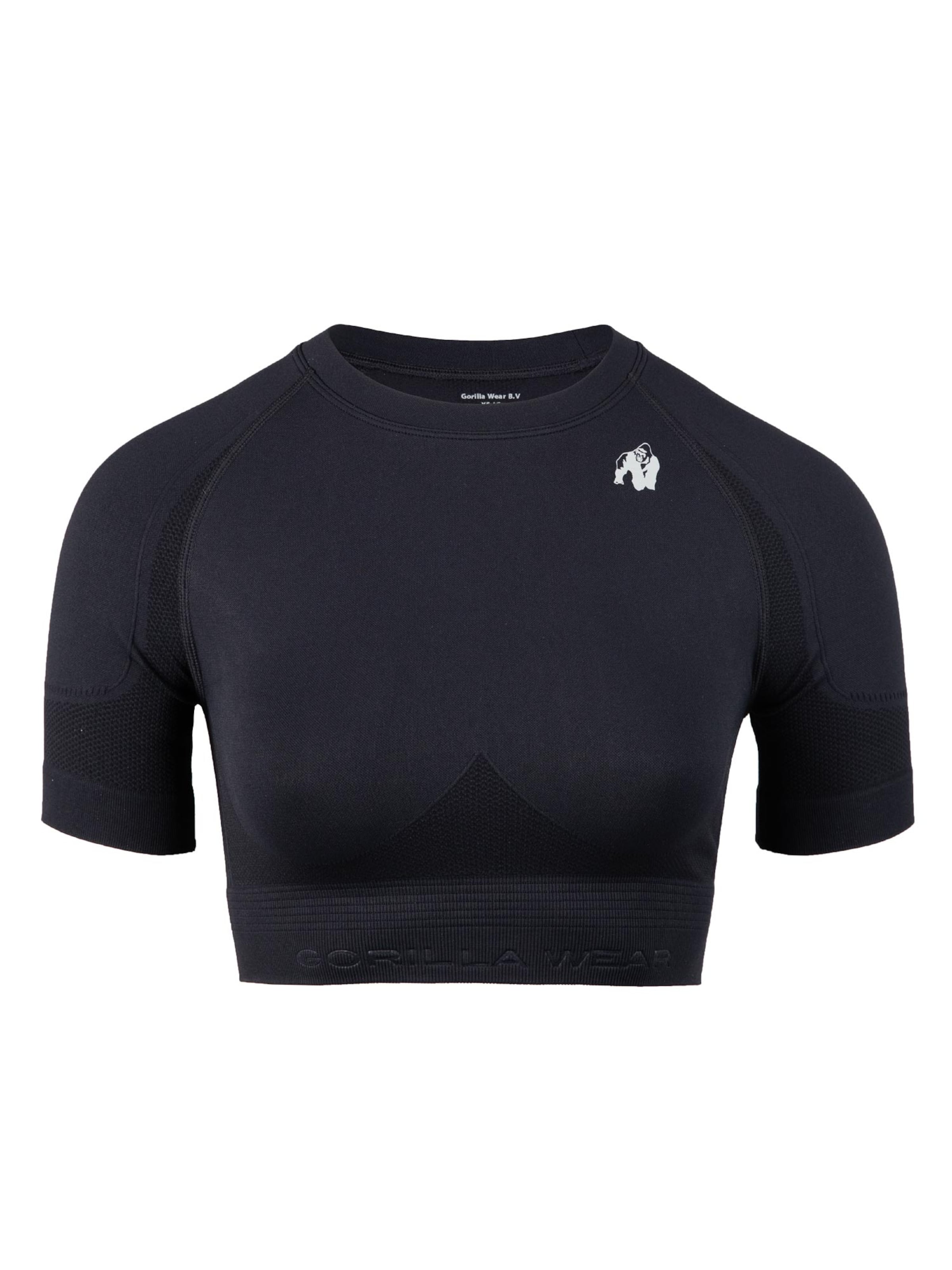 Gorilla Wear Performance Shirt 'Whitney' in Black: front