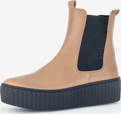 GABOR Chelsea Boots in hellbraun / schwarz, Produktansicht