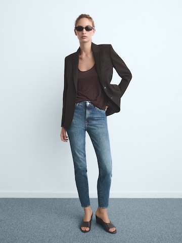 MANGO Slim fit Jeans in Blue