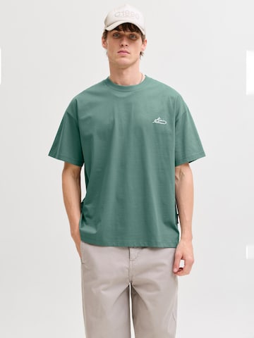 Maglietta '12292982' di JACK & JONES in verde: frontale