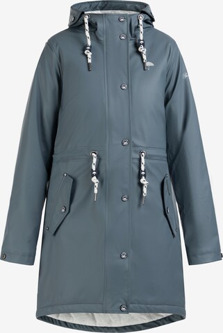 Schmuddelwedda Raincoat in Blue: front