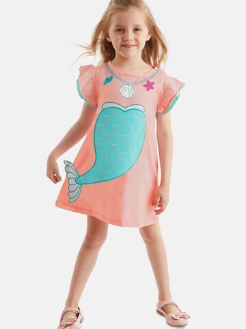 Denokids Dress 'Mermaid' in Orange: front