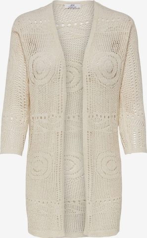 JDY Knit cardigan 'JDYKOFI' in Beige: front