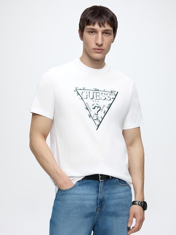 T-Shirt GUESS en blanc